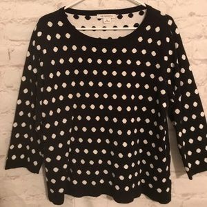 Liz Claiborne Polka Dot Sweater